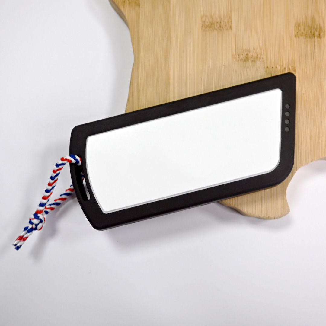 Powerbank | rPET & gerecycled SEBS | 8.000 mAh | Duurzaam | Gemaakt in Frankrijk | Zwart